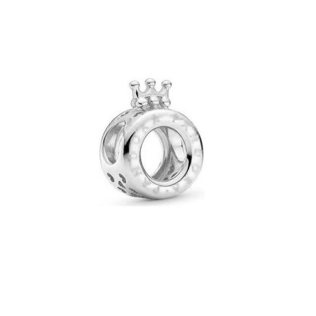 Rose Gold Crown Perlen Charm Bead Fit Original Mode Charms Silber 925 Armband Frauen Schmuck