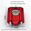 CNC Алюминиевый Зажим Руля Райзеры для Широкого Руля Крепление Зажим Адаптер 22 28 мм Для Питбайка Грязевого Байка Гоночного Мотоцикла Эндуро Супермото Mxatv