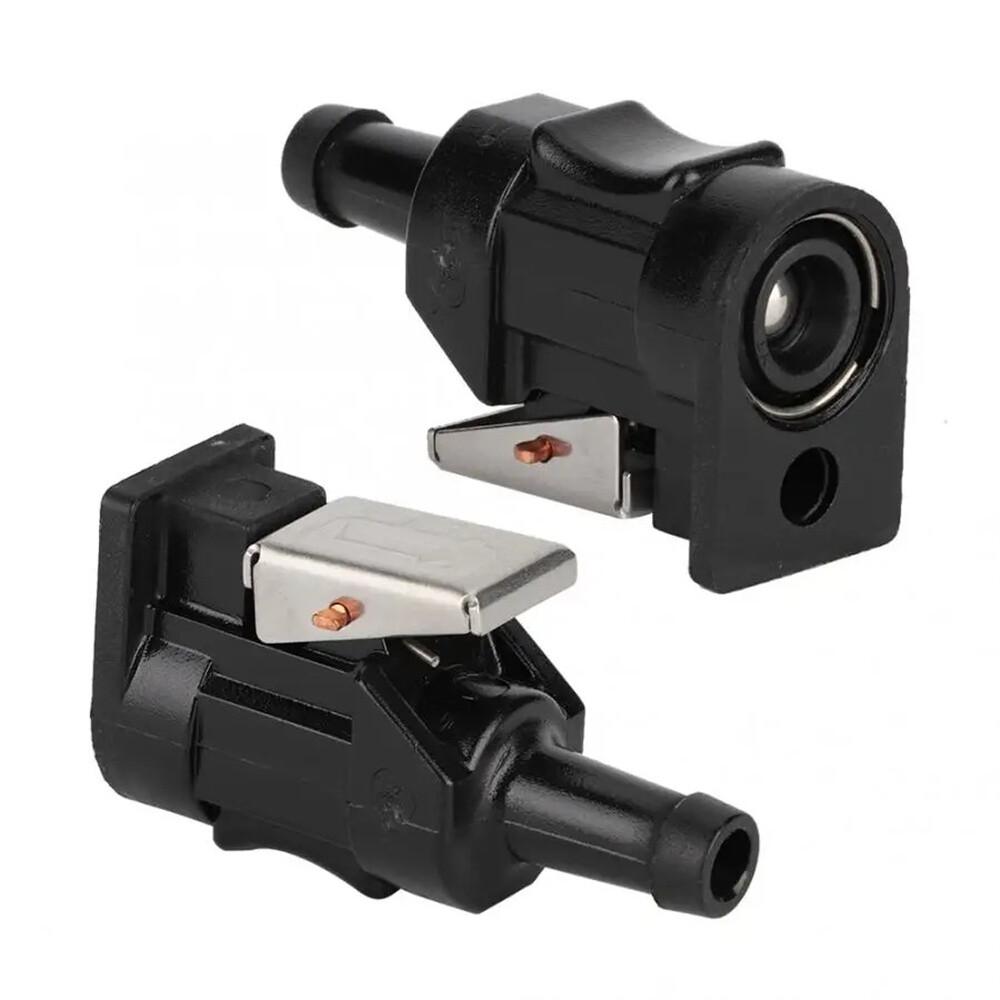 2PCS Marine Engine Fuel Hose Line Connector For Yamaha 8mm Fuel Line Outboard