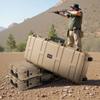 Hard Rifle Case, Lockable Rifle Case with Pre-cut Foams, 1016 Mm Gun Storage with Wheels, IP67 Waterproof & Dustproof Movable Large Pistol Storage for