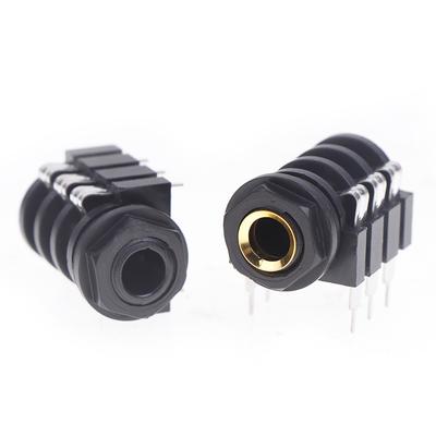 5 Adet Stereo Tip Ses Jakı Pcb Panel Montajı 6 Pin 1/4" 6.35Mm Çift Kanal Dişi Stereo Kulaklık Jakları Soketi Telefon Jakı