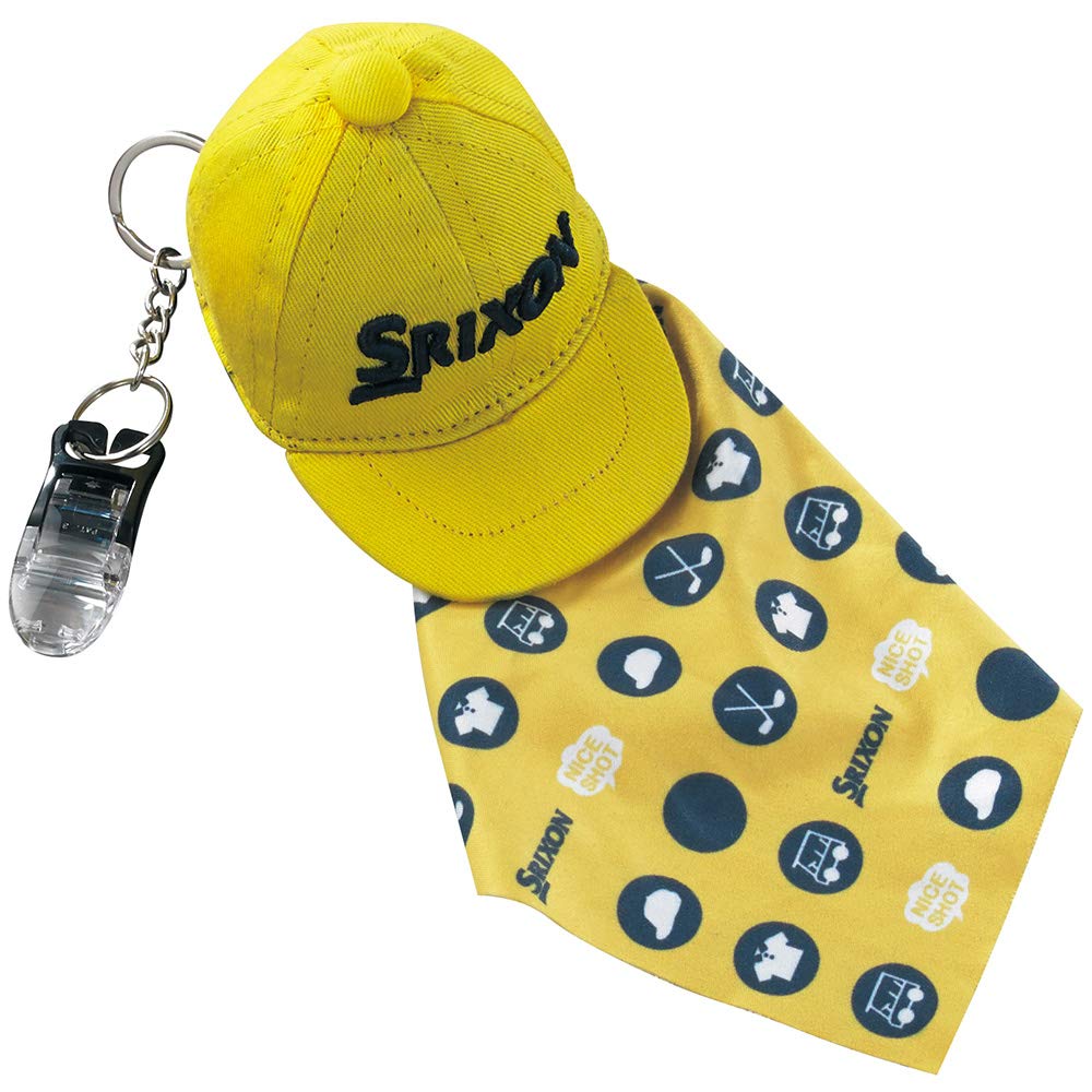 

DUNLOP SRIXON Putter Cover Holder Ball Cleaner Yellow & GGF-25305