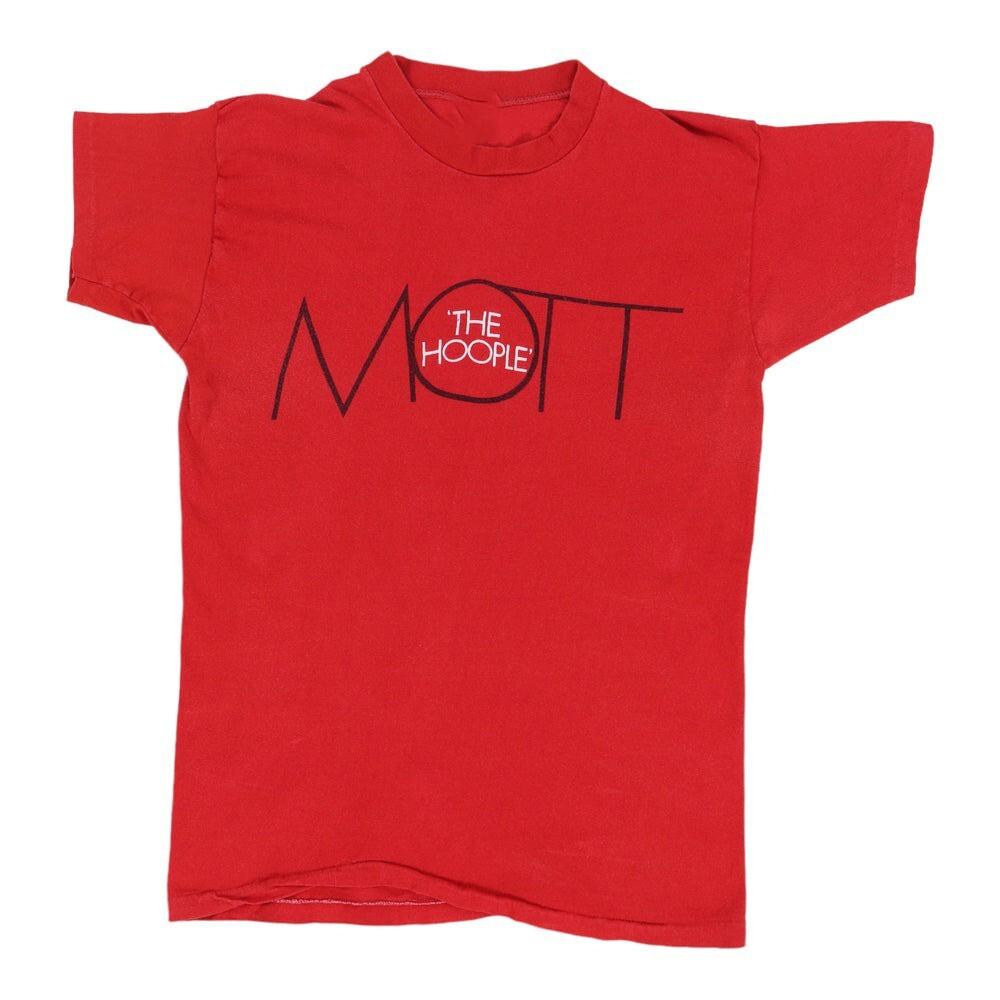 Mott The Hoople Band Logo Red Color T Shirt Full Size S-5XL Unisex T-Shirt XXXL