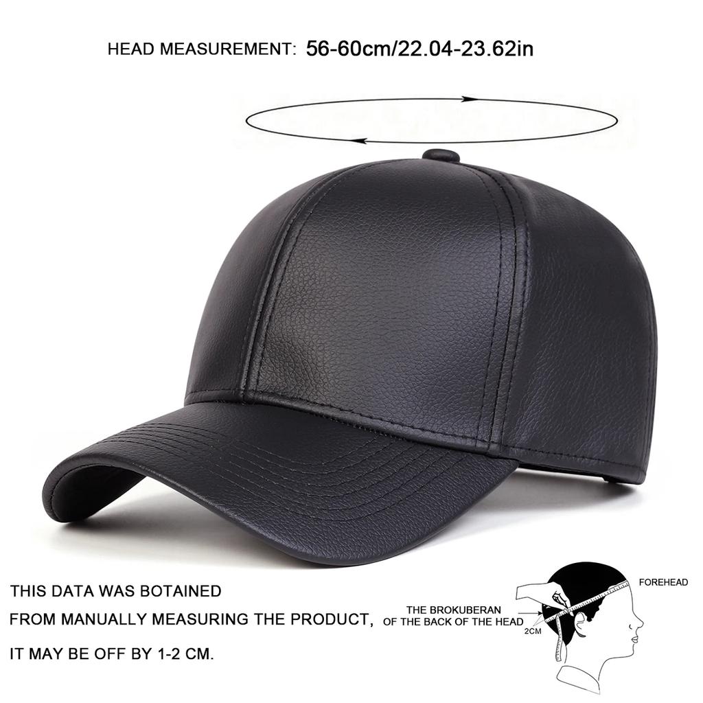 Baseball Leather PU Faux Color Plain Solid Neutral Gender Women Men For Caps Spring And Autumn Outdoor Adjustable Casual Hats Sunscreen Hat Sports
