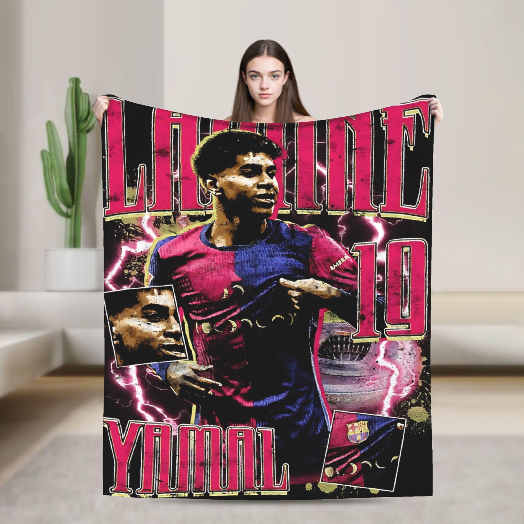 

Ламин Ямаль Одеяла Туристические Фланелевое Пледное Одеяло Для Декора Дома Мягкий Дизайн Качественное Покрывало Идея Для Подарка 30x40in