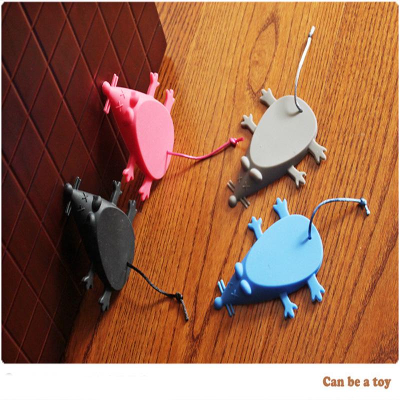 Cartoon Niedliches Tier Mausform Silikongel Türstopper Babysicherheitszubehör Schützt Baby Kinder Kindersicher