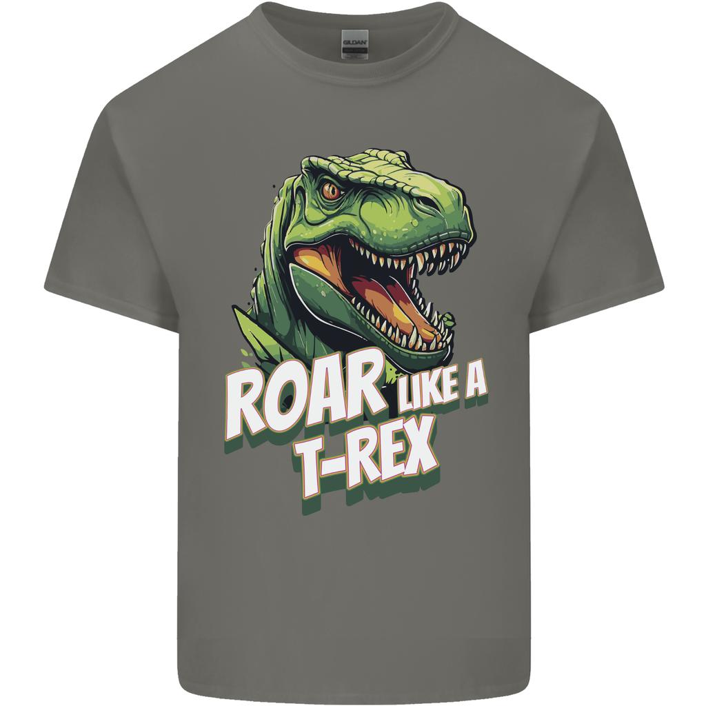 Roar Like a TRex Dinosaur Unisexs Light Cotton TShirt