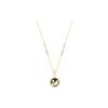 Swarovski Leather Swan Necklace Women Necklace Gold 5374919