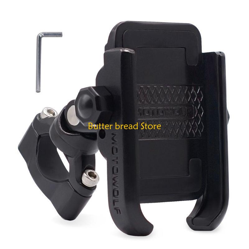 

W89C Phone Holder Universal Bike Motorcycle Handlebar Clip Stand Mount чёрный