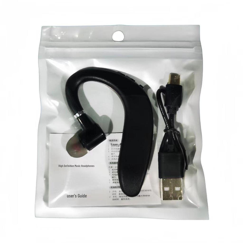 Bluetooth Earphones S109: Ultra-Long Battery Life, Clip-on, Noise Cancelling Wireless Earbuds