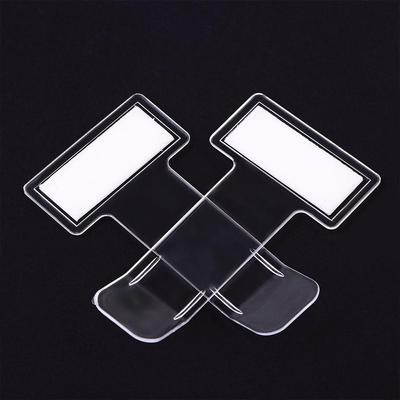 Automatische Befestigungsclips Transparente Kartenclips Rechnungs-Ticket-Halter Genehmigungsclip Parkscheinhalter