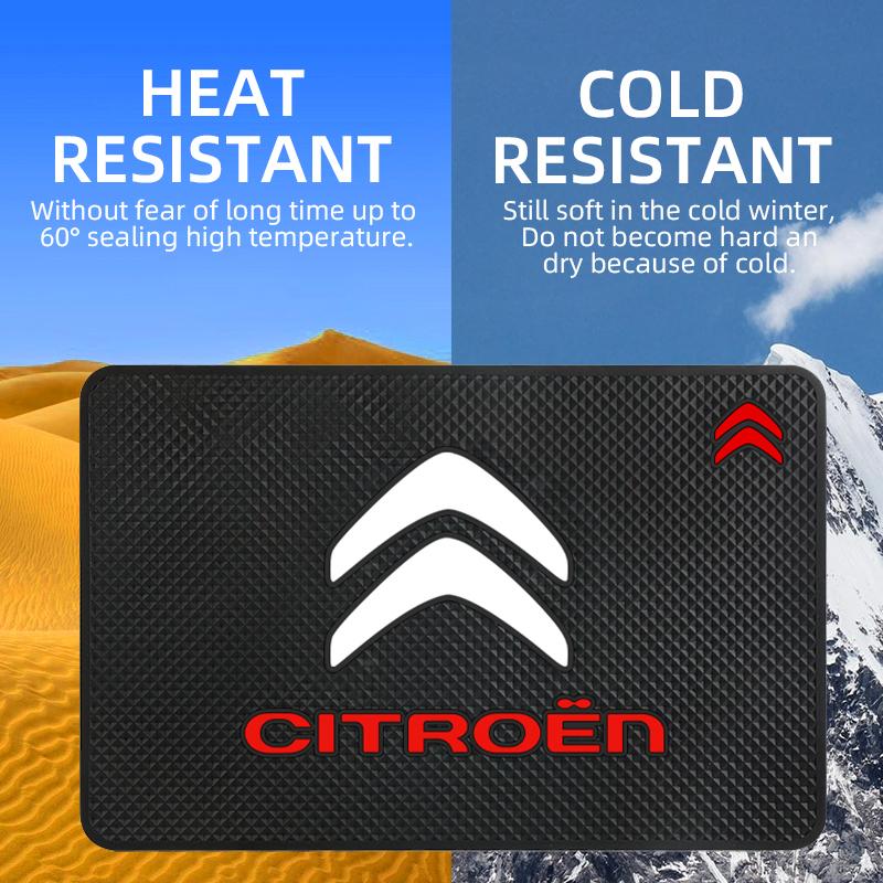 Car PVC Anti Slip Mat Phone Holder Automobiles Interior Dashboard Non-Slip For Citroen C4 C3 C5 C1 C2 Berlingo C-Elysee