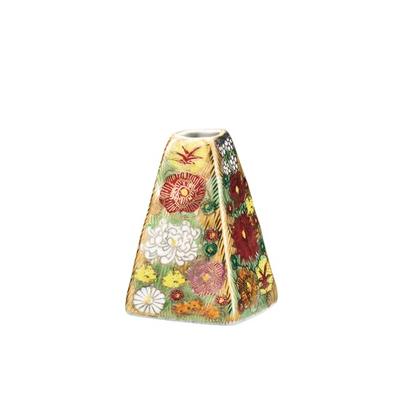 Kutani Ware Iwataya Single Flower Gold Flower Koyo Kiln 3.3-inch Vase, Arrangement, AP8-1013