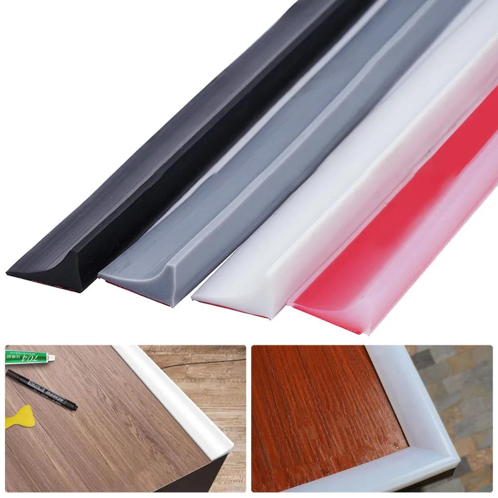 Bendable Silicone Waterstop Strip Countertop Retaining Shower Dam Dry And Wet Separation-Flood Barrier 30/50/80/100/200cm