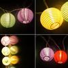 5pcs Hanging Decoration Mini Round Lantern Lampshade Multicolor Chinese Lanterns  Outdoors