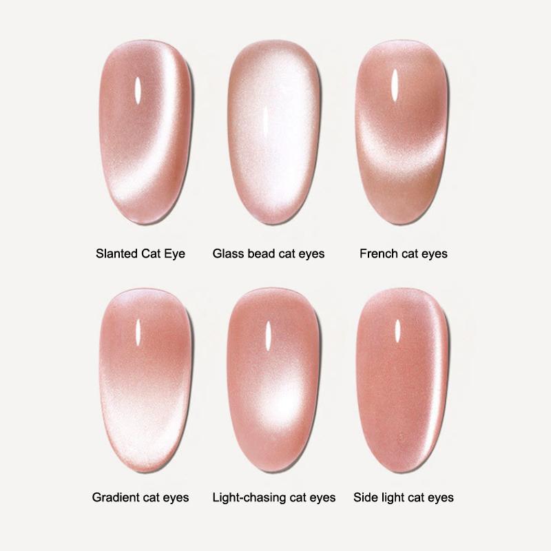 Double-End Cat'S Eye Nail Magnetic Stick Glossy With Steel Balls 8/10Mm Super Strong Gel Polish Magnetic Manicure Tools