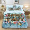 3Pcs Mother'S Day Floral Printed Down Duvet Cover Set, Multi Size Bedroom Bedding Decoration, Machine Washable