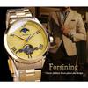 Forsining Modische, wasserdichte, mechanische Tourbillon-Freizeituhr für Herren
