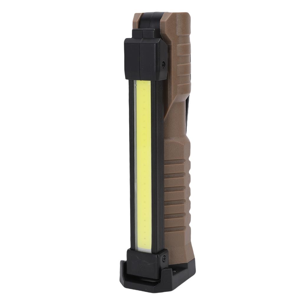 Magnetic LED Work Light with Retractable Hook Multifunction 360 Degree Rotating Rechargeable Flashlight for Vehicle Emergency Repair