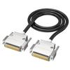DB25 RS232 Extension Cable Double Shielding 26AWG Parallel Port Serial Port Cable Printer Data Cable Black