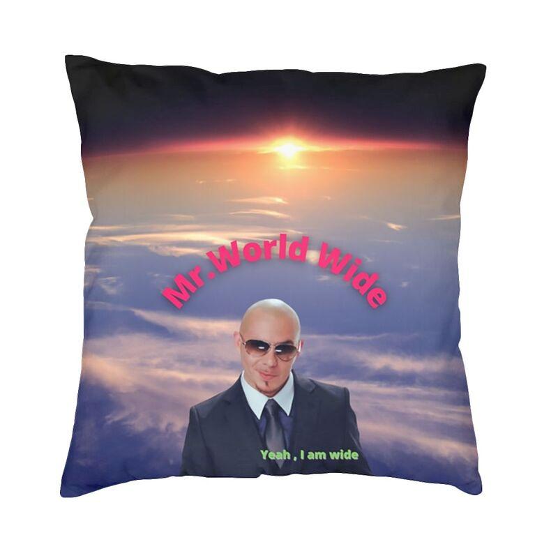 Pillow Case Rapper Satın alın Mr World Pitbull Pillow Case 45x45cm Home Decoration ...