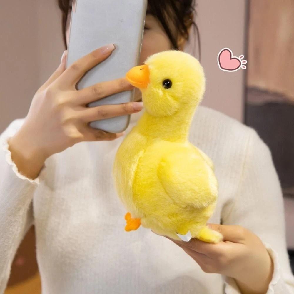 Home Decor Yellow Duck Plush Toy Yellow Duck Sitting Animals Plush  Children Gift