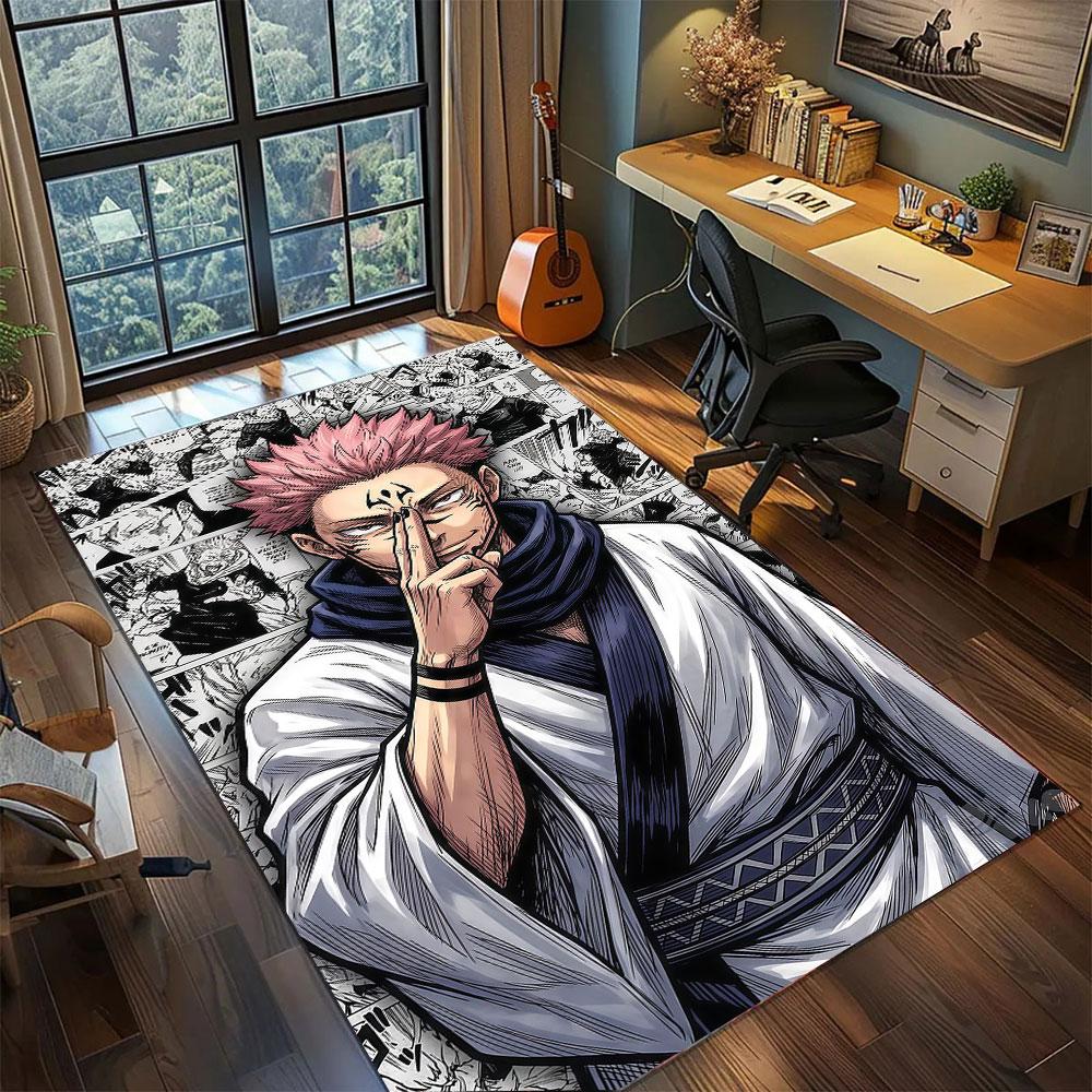 Nobara Kugisaki Jujutsu Kaisen Carpet for Living Room Bedroom Home Decor Cool Movie Mat Play Floor Mat