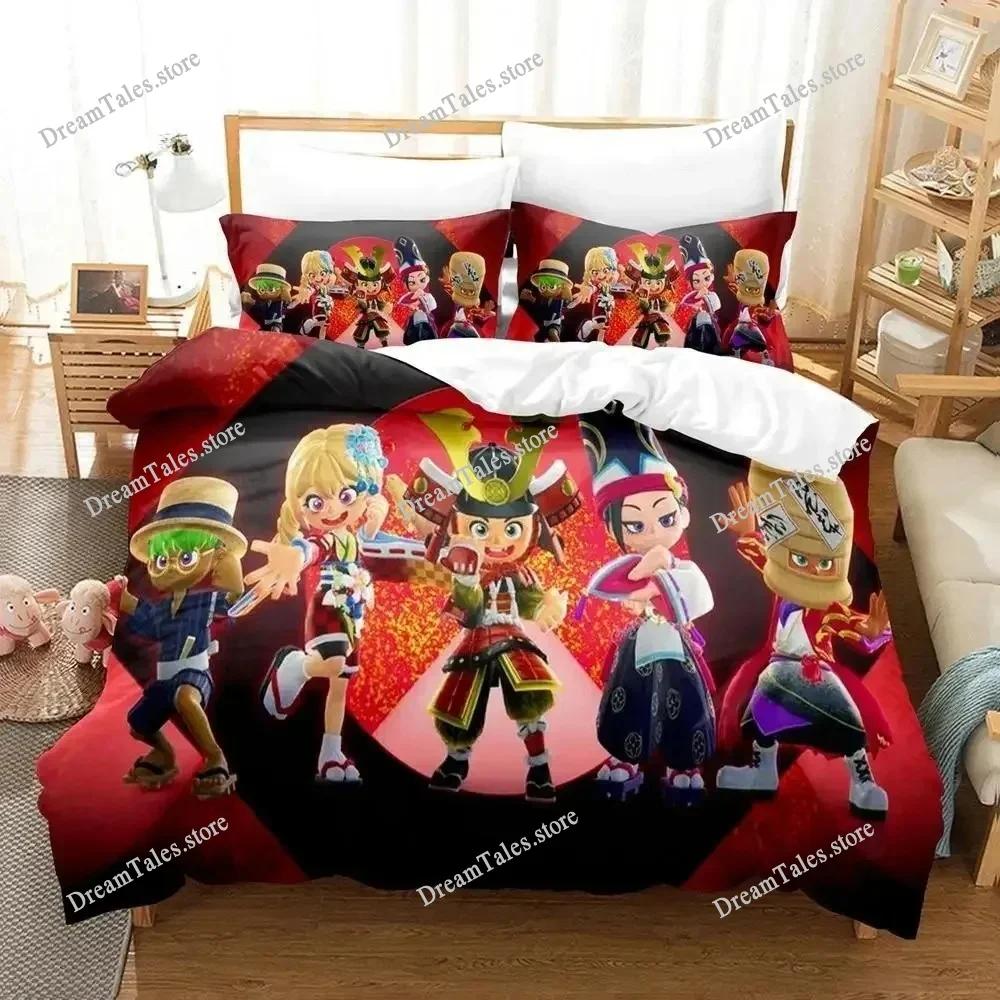 Ninjala New Bedding Set Single Twin Full Queen King Size Bed Set Adult Kid Bedroom Duvet Cover Sets 3D Print Game Anime
