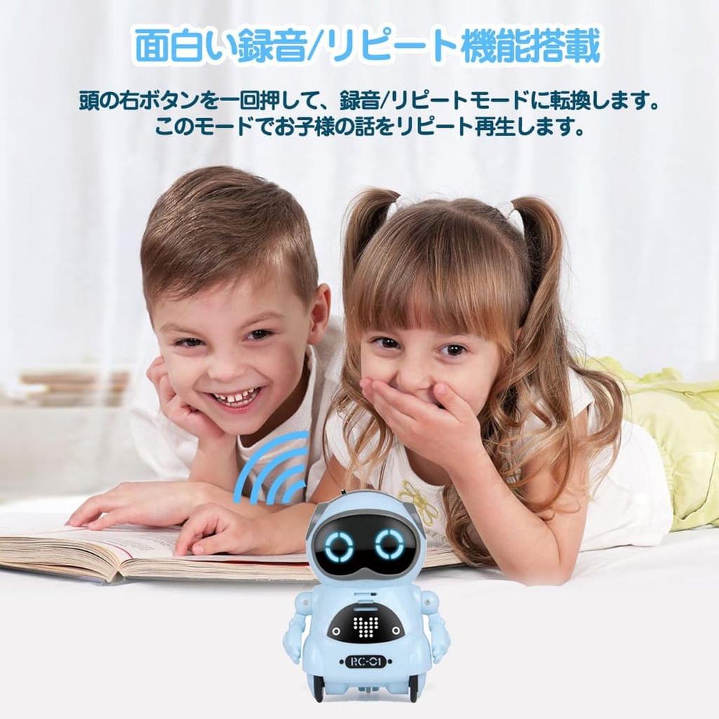 Youcan Robot Pocket Robot Makkelijke Engelse Gesprekken Educatieve Communicatie Verjaardagscadeau voor Jongens Pakket en - Speelgoed, Speelgoed, Robot, [Japans