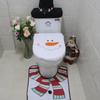 1Pc Santa Claus Toilet Cover Santa Claus Toilet Cover+Floor Mat+Water Tank Cover+Tissue Cover