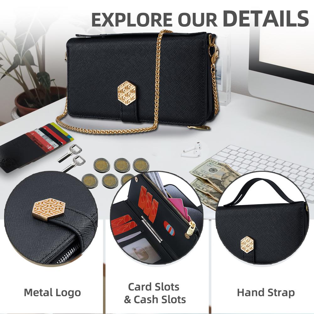 For Samsung Galaxy XCover7 Pro Case Cross Texture PU Leather+TPU Wallet Phone Cover with Strap
