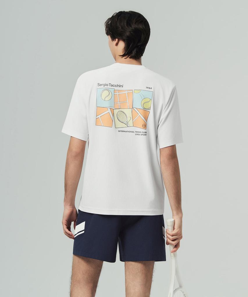 SERGIO TACCHINI U Rayfresh Graphic Short Sleeve T-Shirt (White)