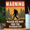 Sasquatch Vintage Metal Sign Outdoor Garden Decor Garage Bar Gift