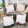 Simple Geometric Print Pattern Home Decor Pillowcase Bedroom Living Room Sofa Decoration Polyester Cushion Cover With Zipper