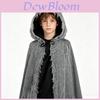 Witch Costume Cloak With Polyester Fabric For Halloween Cosplay And Costume Parties