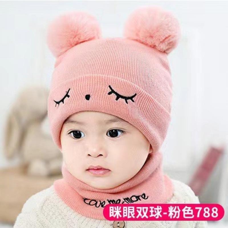 Autumn and Winter Baby Hat Set To Keep Warm, Male and Female Newborns, Babies, Autumn and Winter Tire Caps, Infants and Toddlers, Newborn 0-12 Months