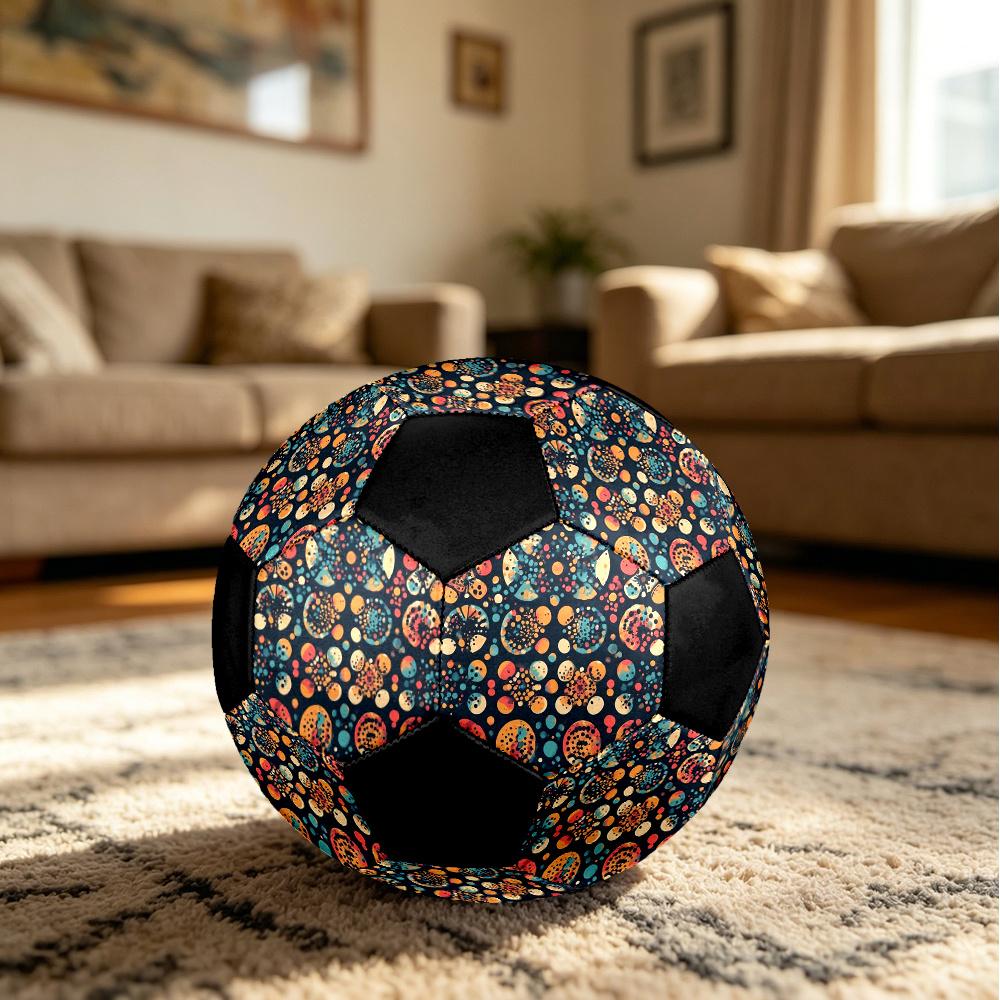1pc Abstract Colorful Outdoor Sports Football, Size 5, Comfortable And Durable Feel,Gift yy18