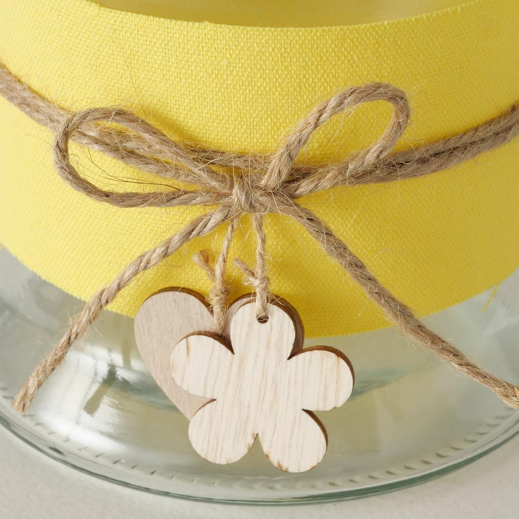 Glass Candle Holder for Tealight and Flowers 12 Cm