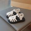 Children's Bag Head Sandals 2025 Summer New Children's Anti-kick Thick-soled Hollow Roman Shoes Girls Casual Beach Shoes