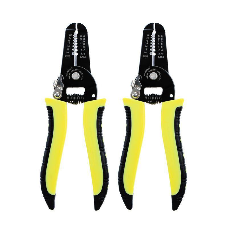 Wire Stripping Multifunctional Electrician Pliers - Cut, Strip, Crimp, Pull, and Skin Cables