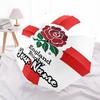 Custom Name England Rugby Theme Automatic Umbrella, Lightweight & Portable, 8 Rib, Perfect for Outdoor Travel, Birthdays, Christmas, Gifts.