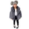 Toddler Baby Kids Girls Windproof Winter Fleece Coat Thicken Warm Outwear