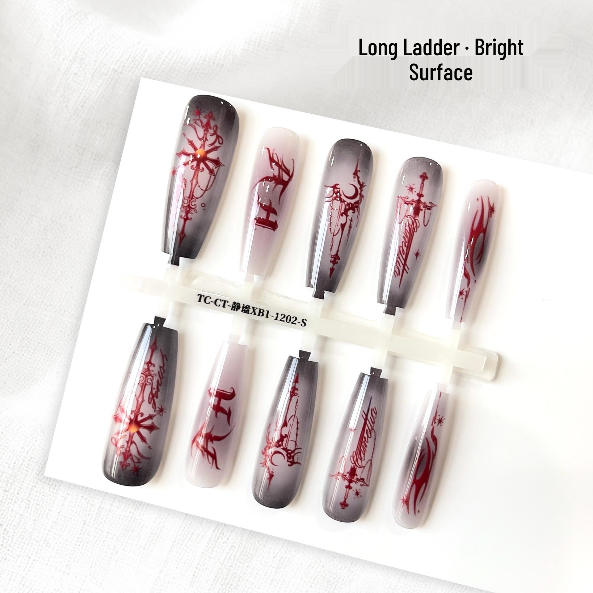 

Gothic European Style Wearable Nail Art Stickers - Fake Nails