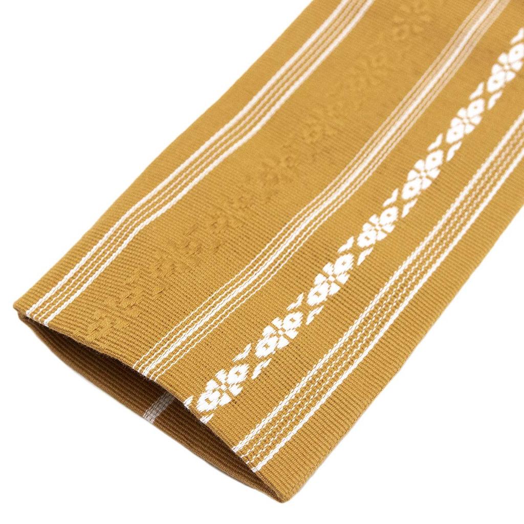 KYOETSU Sada Yukaty Pas s Kenjo Vyrobeno v Japonsku Pánská 2dílná (Kaku Obi, Šňůra) Vzor, (Zlato)