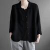 2026 Womens Casual Shirt Collar Open Front Cardigan Sweater Long Sleeve Lightweight Outerwear