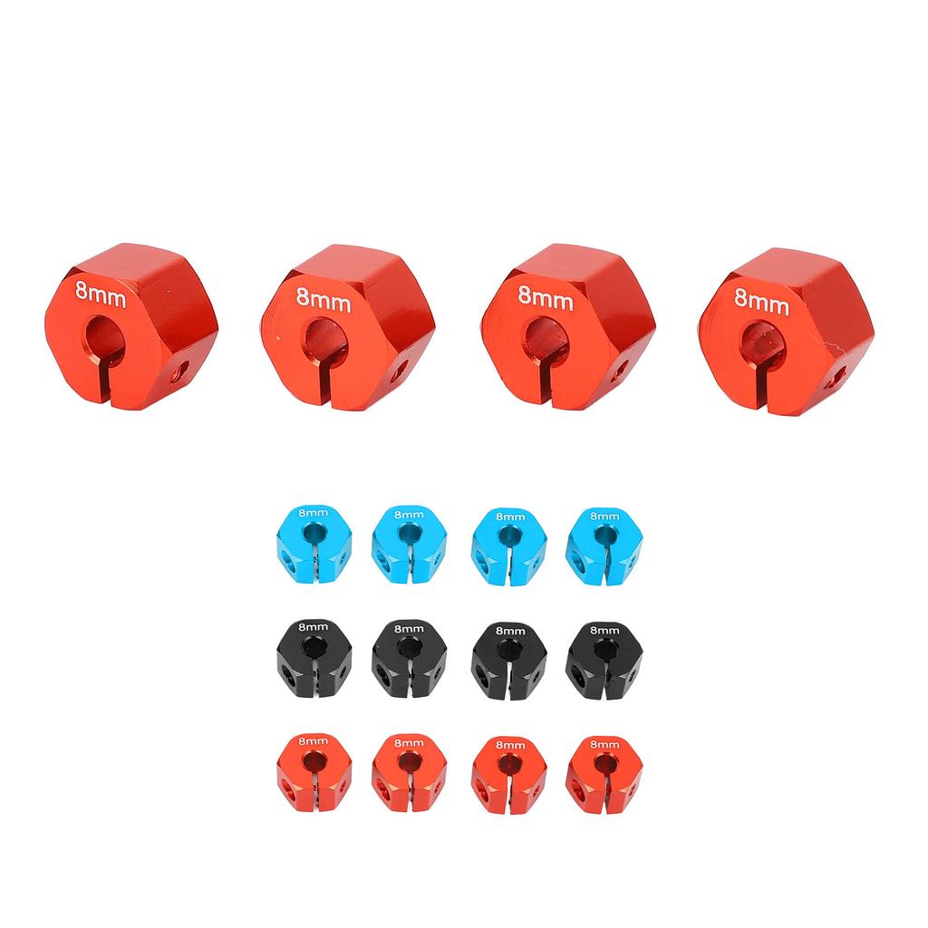 Hex Wheel Hub Adapter 8MM Thickness Aluminum Alloy Long Lasting 4.0mm Hole for SCX10 CC01 WRAITH 900
