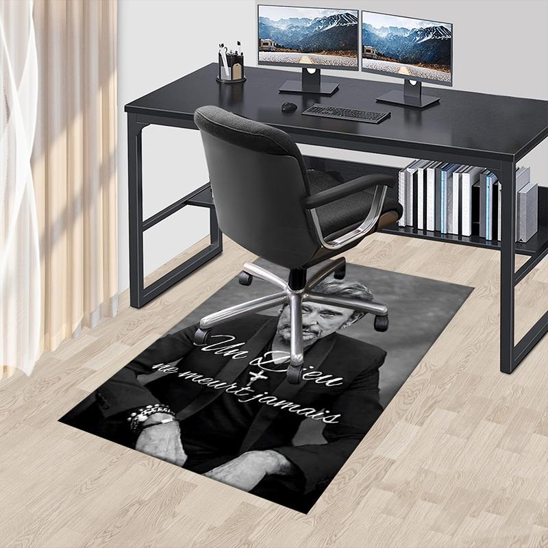 1pc God never dies. Home Office, Durable Polyester Floor Mat with Easy, Office Decor, Urban Style, Nonslip Backing