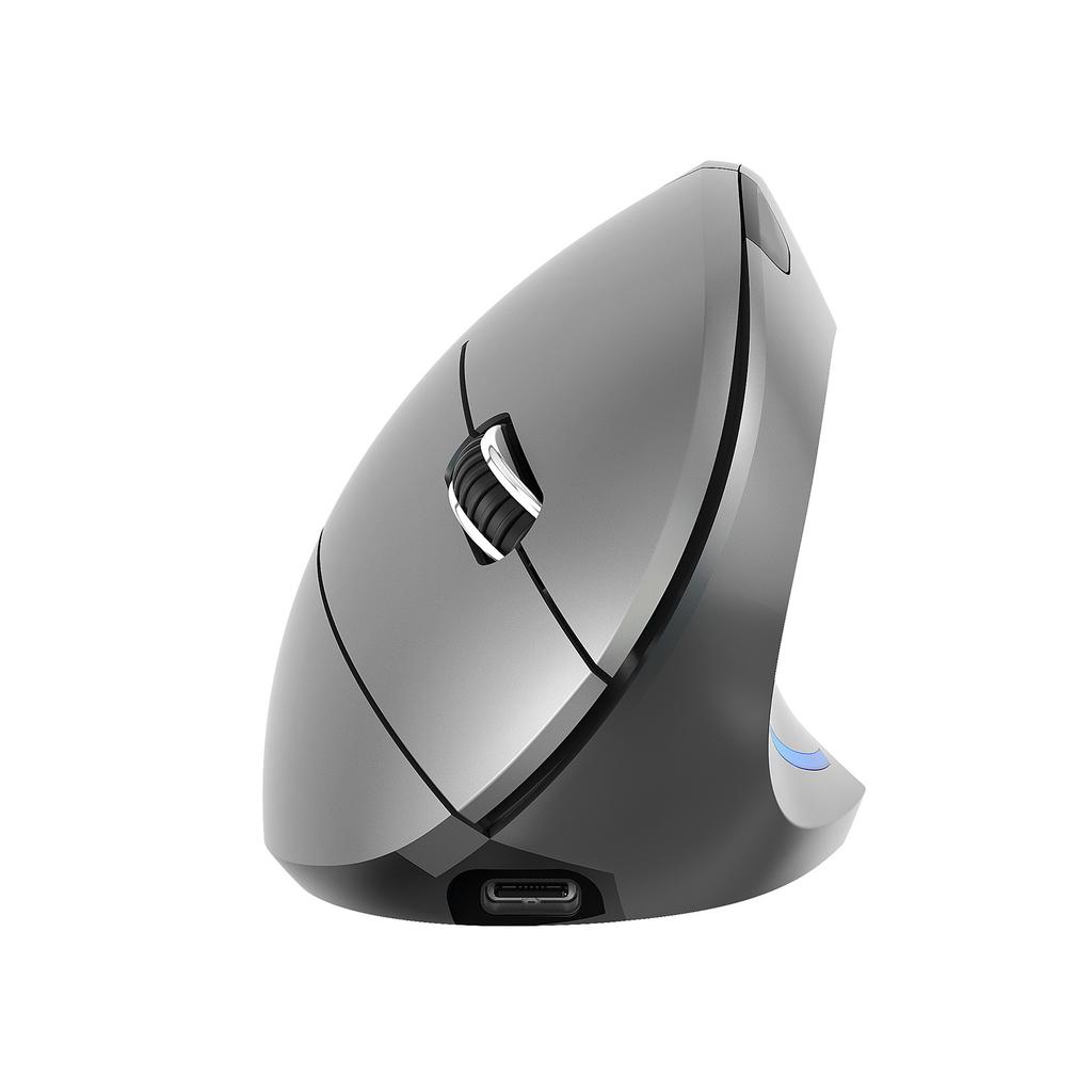 Ergonomic Wireless Vertical Mouse 2.4 G+BT5.1 Two mode Connection 2400DPI Silent Design