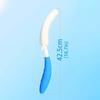 Long Antislip Curved Handled Bath Body Brush, Easily Reach for Seniors, Suitable