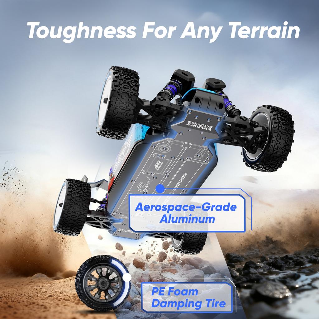1:12 80km/h JIUSI WB12 PRO Rc Car 4WD Off Road Racing Car 2.4G Remote Control Car Competitive Toys Drift Cars For Boys Gift